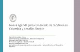 Nueva agenda para el mercado de capitales en Colombia y ... · Nueva agenda para el mercado de capitales en Colombia y desafíos Fintech Gerardo Hernández Correa Codirector de la