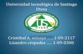 Universidad tecnológica de Santiago Utesa · observaciones realizadas a la misma hora y anotadas en mapas geográficos, con el objeto de predecir el estado del tiempo futuro. Tiempo: