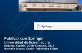 Universidad de Extremadurabiblioteca.unex.es/files/aprendizaje_e_investigacion/investigacion/Presentation... · Author Mapper (2) disciplinas en las que autores de la ... •Te permite