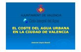 EL COSTE DEL AGUA URBANA EN LA CIUDAD DE …...Ciclo Integral del Agua El coste del agua en la Ciudad de Valencia 28 AJUNTAMENT DE VALENCIA Binomia NORMAL Cuota de Servicio (calibre