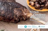 Recetario Cordero Argentino · Este recetario de platos creados a base de Cordero ha sido elaborado en conjunto por el Ministerio de Agricultura, Ganadería y Pesca y la Secretaría