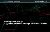 Kaspersky Cybersecurity Services · heurísticos, varios analizadores, herramientas de similitud, creación de perfiles de análisis, etc.), validación de analistas y verificación