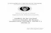 Análisis de las normas internacionales de firmas ... · PROYECTO DE FIN DE CARRERA Ingeniería de Telecomunicación Análisis de las normas internacionales de firmas manuscritas