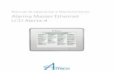 Manual de Operación y Mantenimiento Alarma Master Ethernet … · 2019-11-21 · Diagrama de Cableado: Modulo de Pantalla Lcd – Timbre de Alarma Anexo D 30 Especificaciones Tecnicas