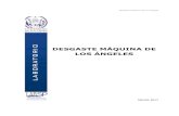 DESGASTE MÁQUINA DE LABORATORIO LOS ÁNGELES · 2018-01-11 · Manual de Prácticas de Laboratorio de Pavimentos Desgaste Máquina de Los Ángeles Universidad De Los Andes 261 5.4.5.6.