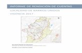 INFORME DE RENDICIÓN DE CUENTASveeduriadistrital.gov.co/sites/default/files/files... · INFORME DE RENDICIÓN DE CUENTAS LOCALIDAD DE BARRIOS UNIDOS VIGENCIA 2017 ... construyendo