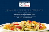 gama de productos amBIeNte - Galeracomercialgalera.com/wp-content/uploads/2015/06/Pasta-Barilla.pdf · Barilla food service ofrece una gama de pasta especialmente diseñada para los