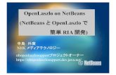 OpenLaszlo on NetBeans (NetBeans と OpenLaszlo …...9 NetBeans と OpenLaszlo で 簡単 RIA 開発 OpenLaszloのアーキテクチャ(3/3) ・OpenLaszloの中核はLPS(Laszlo Presentation