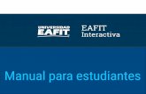 EAFIT 2017... · soporte técnico de su programa académico para subirla a la plataforma. Ver ﬁgura 5. Personal El perﬁl se compone de los datos personales y la reseña de cada