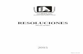RESOLUCIONES - CPIAyAcpiaya.org.ar/wp-content/uploads/2017/01/2015.pdf · 2017-01-13 · c) Presentación de parte de la Documentación requerida, según Resolución N° 19/88, mínima