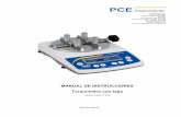 MANUAL DE INSTRUCCIONES Torquímetro con tapa · INSTRUCCIONES DE USO 4 1. Introducción Los comprobadores de la serie PCE-TTM producidos por PCE Instruments. están diseñados para