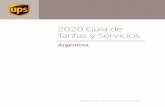 2020 Guía de Tarifas y ServiciosLas tarifas de envío se basan en el peso del envío, incluido el peso de la paleta, el tamaño y la distancia desde el origen hasta el destino (consulte