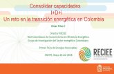 Consolidar capacidades I+D+i Un reto en la transición ... · Caracteristicas del Sistema Energetico Colombiano con impacto en la productividad, el confort y la calidad de vida Un