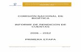 COMISIÓN NACIONAL DE BIOÉTICA INFORME DE RENDICION DE …conbioetica-mexico.salud.gob.mx/descargas/pdf/ptrc/irc... · 2012-08-14 · Cuentas de la Administración Pública Federal