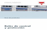 Relés de control y protección · Guía de productos Relés de control y protección CARLO GAVAZZI Automation Components. Especificaciones sujetas a cambios sin previo aviso. Las