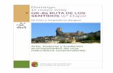 Domingo 12 mayo 2019 - GMORZA...Despedirse de Frías por el antiguo Camino Real que conducía a La Rioja es todo un lujo para el senderista. El GR se introduce en una zona boscosa