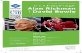 Cineclub Universitari 2016 Cicle Homenatge: Alan Rickman i David … · 2019-03-13 · Fotografies: Alan Rickman: Marie-Lan Nguyen / David Bowie: Elmar J. Lordemann 971 17 24 21 sac@uib.cat