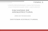 FACULTAD DE ARQUITECTURAarquitectura.unam.mx/uploads/8/1/1/0/8110907/c1... · PREDIMENCIONAMIENTO L/30 L- LOGITUD DE CLARO A SALVAR . SISTEMA ESTRUCTURAL DETALLES FALSO PLAFON . SISTEMA