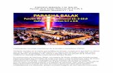 PARASHA SEMANAL # 40 BALAK Porción de la Torah: Números ...desdeelmontedeefraim.org/cms/parasha/PARASHABALAK.pdf · Muchos hablan de un profeta pagano,. Pero el contexto en general