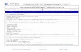 HIDROXIDO DE SODIO DISOLUCION - ECOSMEP.com · HIDROXIDO DE SODIO DISOLUCION Fecha: 29-05-2017; Revisión 03 Ref:FDS1-28 página 5 de 37 Usar equipo de respiración autónomo para