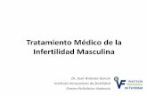 Tratamiento Médico de la Infertilidad Masculina · PDF file 2013-02-21 · Tratamiento Médico de la Infertilidad Masculina Dr. José Antonio García Instituto Venezolano de fertilidad.