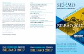 CONGRESO BILBAO 2017 - SEKMO · , Paseo Campo Volantín, 11 48007 Bilbao O +34 944 454 700 @ bilbaonervion@barcelo.com SECRETARÍA TÉCNICA Lidera Eventos, Alameda San Mamés, 37