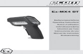 BAL Ex-MX4 BT€¦ · El Ex-MX4 BT es un medidor de temperatura sin contacto con Bluetooth™ integrado indicado para el uso industrial en zonas con riesgo de explosión de las zonas