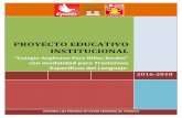 Proyecto Educativo Institucional - Comunidad Escolar · Amanecer y Miraflores de Temuco accedan a un diagnóstico objetivo de su discapacidad auditiva recibiendo atención adecuada