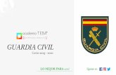 GUARDIA CIVIL - Academia Teba Granada · 2019-08-06 · Guardia civil. (Antiguos temas 13 y 14 modificados) • Bloque 1. Ley Orgánica 2/1986, de 13 de marzo, de Fuerzas y Cuerpos