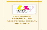 PROGRAMA TRIANUAL DE ASISTENCIA SOCIAL 2016-2018noticias.dif-tultepec.gob.mx/wp-content/uploads/2016/11/... · 2016-11-07 · PROGRAMA TRIANUAL DE ASISTENCIA SOCIAL 2016- 2018 pág.