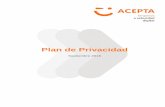 Plan de Privacidad - Acepta CHILE · 2020-01-15 · Página 6 de 19 Plan de Privacidad 1.- TÉRMINOS GENERALES ACEPTA fue fundada a principios del año 2000, con la misión de crear