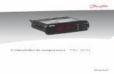 Controlador de temperatura - EKC 202D - Danfossfiles.danfoss.com/TechnicalInfo/Dila/01/RS8EE205.pdftrará la misma información que el display del controlador, pero no tiene pulsadores