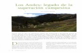 Los Andes: legado de la superación campesina · 2011-11-04 · Los Andes: legado de la superación campesina Moray, a 53km de Cusco (Perú).Se cree que estas peculiares terrazas