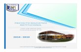 PROYECTO EDUCATIVO INSTITUCIONALjgserviciosintegrales.cl/PROYECTO_EDUCATIVO.pdf · 2018-10-10 · 1 PRESENTACIÓN INTRODUCCIÓN El Proyecto Educativo Institucional – PE I – es
