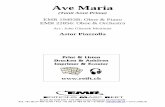 19493B Ave Maria Piano - s3.eu-central-1. · PDF file Ave Maria (Schubert) Ave Maria (Caccini) Ave Maria (Rocha) Ave Maria Païen (Plamondon / Cocciante) Ave Maria (Prizeman) Ave Maria