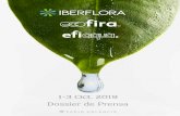 Dossier de Prensa - Iberflora · VICE-CHAIR Raúl Ferrer Alba (Orvifrusa) VOCALES / MEMBERS D. Joan Bordás Barceló Dª. ... El concepto de smart city gana peso en esta edición