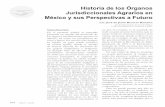 Historia de los Órganos Jurisdiccionales Agrarios en México y sus … de los Organos... · 2019-06-18 · por ello, una de las causas que llevaron a iniciar el movimiento revolucionario