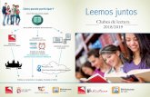 Leemos juntos - Universidad de León · 2018-09-05 · En cursos pasados comenzó la colaboración entre el Servicio de Biblioteca de la Universidad de León y los Bibliobuses de