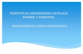PONTIFICIA UNIVERSIDAD CATOLICA MADRE Y MAESTRA.sergioandresgarcia.com/pucmm/mat110/0.a2.Presentacion.pdf · metodología y evaluaciones. 3. Libro de Texto: “Matemática, razonamiento