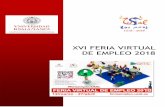 XVI FERIA VIRTUAL DE EMPLEO 2018 - USAL · en Universidad de Salamanca, a través de su Feria Virtual de Empleo para presentar a sus estudiantes, la llamada Generación Z, y a la