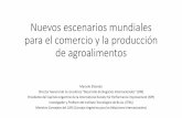 Nuevos escenarios mundiales para el comercio y la ... · Director General de la consultora “Desarrollo de Negocios Internacionales” (DNI) Presidente del Capitulo Argentino de