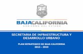 PLAN ESTRATEGICO DE BAJA CALIFORNIA 2013 2019 · 2017-02-11 · Administradora de la vía corta Tijuana-Tecate y empresa privada oReconstrucción de 71.5 km. De vía sencilla (riel