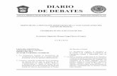 DIARIO DE DEBATES · Tomo XXIV Sesión No. 126 Diario de Debates LVII Legislatura del Estado de México Julio 14 de 2011 7 presente a la mayor brevedad, un informe sobre la investigación