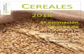 CEREALES - Agro-alimentarias · CEREALES 2018 3ª estimación cosecha de cereales 2018. 4 de octubre de 2018 . Cooperativas Agro-alimentarias