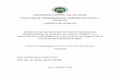 UNIVERSIDAD CENTRAL DEL ECUADOR FACULTAD DE … · “COGEP” y su restricción de conformidad con el art. 12 de la Ley Orgánica de la Procuraduría General del Estado”, por medio
