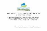 MANUAL DE ORGANIZACIÓN Y FUNCIONESoomsapaloreto.gob.mx/1/pdfs/MANUAL DE ORGANIZACION Y FUNCIONES.pdf · y de mando; y proporcionar los elementos para alcanzar la excelencia en el