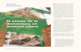 El estado de la América Latinarevistas.bancomext.gob.mx/rce/magazines/83/7/Democracia-apuntes.pdf · 910 APUNTES DE COYUNTURA El estado de la democracia en América Latina Apuntes