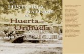 HISTORIA NATURAL - CORE · de la huerta con acertada inteligencia y sutil punto de vista. Sin lugar a dudas, ofrece un enfoque que enriquece el conocimiento de Orihuela y su huerta.