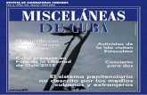 DE CUBAmiscelaneasdecuba.net/ext/pdf/Miscelaneas_No2_2013.pdf · mocracia no debemos jugar según sus reglas. Siempre tengamos claro el gran objetivo: una Cuba libre y ... ¡Subscríbete