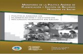 MONITOREO DE LA POLÍTICA ANDINA DE LANIFICACIÓN … · En el primer estudio Monitoreo de la Política Andina de Planificación y Gestión de Recursos Humanos de Salud, se construyó